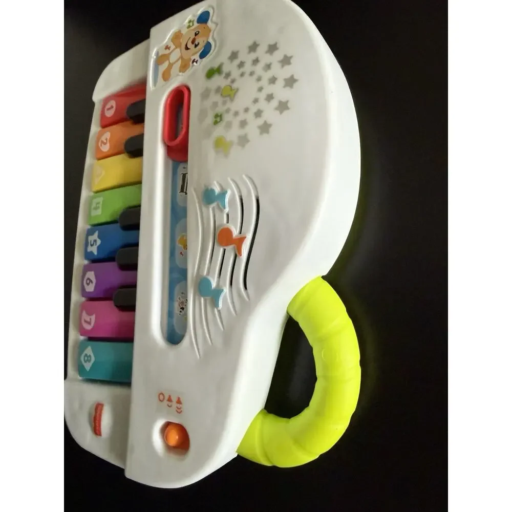 Fisher Price Laugh And Learn Silly Sounds Light Up Piano Keyboard Toy Tested
